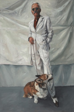 Study in White, Portrait of RC and Tonto by Jack Richard Smith