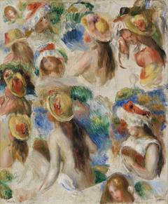 Study of Heads (Étude de têtes) by Auguste Renoir