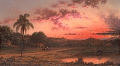 Sunset: A Scene in Brazil by Martin Johnson Heade