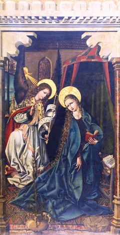 The Annunciation by Maestro de la Sisla