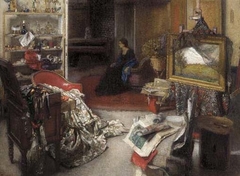 The Artist's Studio by Franz Hohenberger