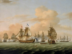 The Battle of Lagos, 18 August 1759 by Thomas Luny