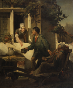 The Blind Beggar by Lawrence Alma-Tadema