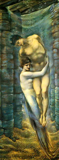 The Depths of the Sea by Edward Burne-Jones