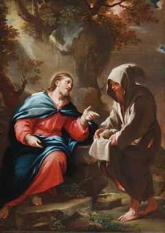 The Devil tempting Christ to turn Stones into Bread