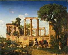 The Erechtheion, Athens by Prosper Marilhat