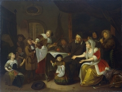 The Feast of St Nicholas by Richard Brakenburg