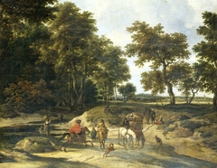 The ford by Jacob Isaacksz. van Ruisdael