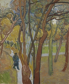 The Garden of Saint Paul's Hospital ('Leaf-Fall') by Vincent van Gogh