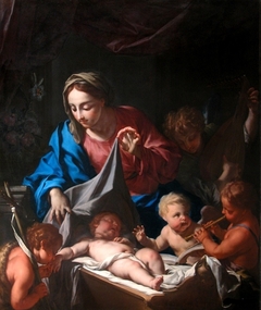 The Infant Jesus Sleeping