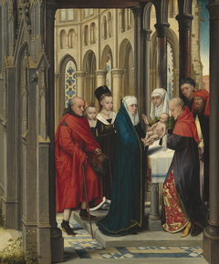 The Presentation in the Temple by Master of the Prado Adoration of the Magi
