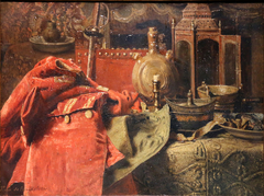 The red coat by Henri de Braekeleer