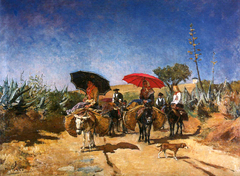 The return from the market by António Carvalho de Silva Porto