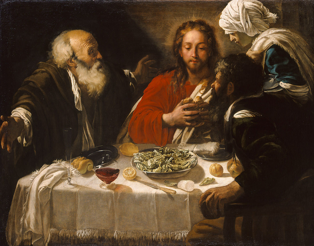 "The Supper At Emmaus" Anonymous - Artwork On USEUM