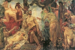 The Temptation of St Anthony after Gustave Flaubert by Lovis Corinth