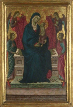 The Virgin and Child with Four Angels