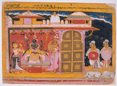 The Worship of Vishnu at the Birth of Krishna