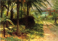 Tropical Landscape by Albert Bierstadt