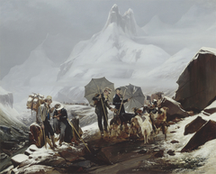 Paysage de Susten en Suisse by Auguste-Xavier Leprince