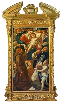 Madonna del rosario by Giulio Cesare Procaccini