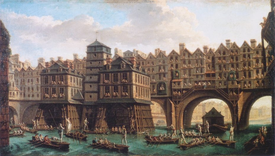 La Joute des mariniers entre le Pont-Notre-Dame et le Pont-au-Change