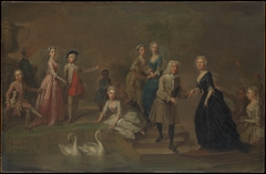 Uvedale Tomkyns Price (1685–1764) and Members of His Family by Bartholomew Dandridge