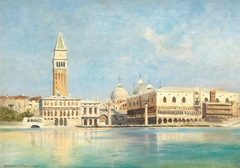 Venice, View of St. Mark’s Square by Ascan Lutteroth