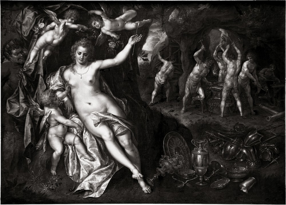 Venus in the smithy of the volcano
