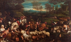 Viaje de Jacob by Francesco Bassano the Younger