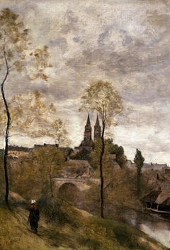 View of Saint-Lô by Jean-Baptiste-Camille Corot