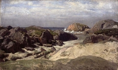 View over the Sea from Ogna, Jæren by Kitty Lange Kielland