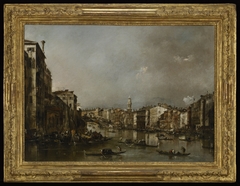 View up the Grand Canal Toward the Rialto by Francesco Guardi