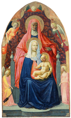 Virgin and Child with Saint Anne by Masaccio