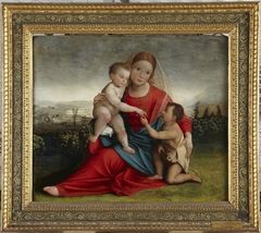 Virgin and Child with the Infant John by Giovanni Francesco Caroto