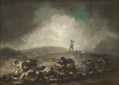 War Scene by Francisco Goya
