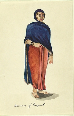 “Woman of Goojerat” by anonymous painter