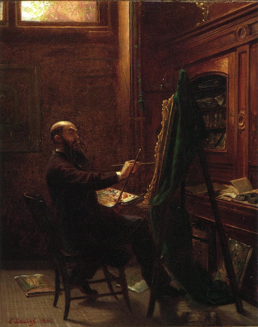 Worthington Whittredge in His Tenth Street Studio