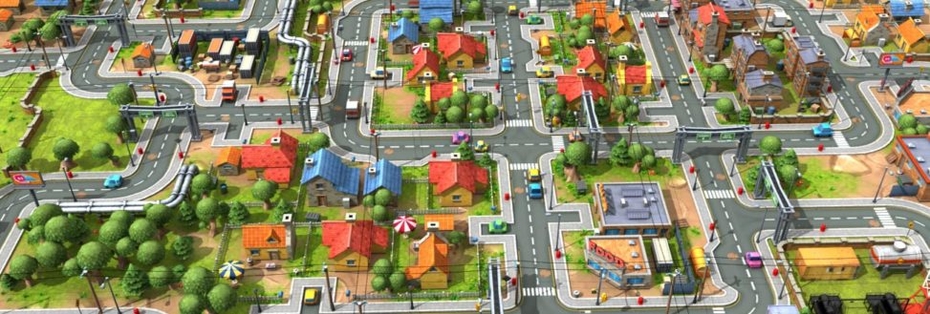 3D GAME ASSET MODELING DESIGN STREET VIEW – CITY DEVELOPMENT