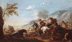 A Battle Scene by Jacques Courtois