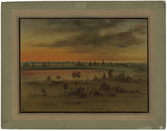 A Sioux War Party by George Catlin