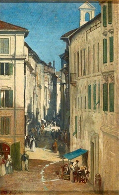 A Street in Rome by William Fettes Douglas