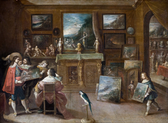 A visit to the Art Dealer by Frans Francken the Younger