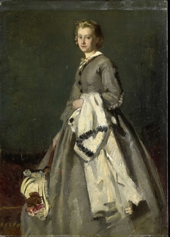 A young Woman by August Allebé