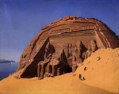 Abu Simbel by Hubert Sattler