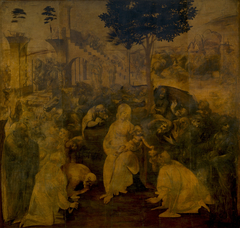 Adoration of the Magi by Leonardo da Vinci