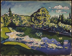 Akhtyrka, Pond in the Park by Wassily Kandinsky