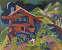 Alphütte by Ernst Ludwig Kirchner