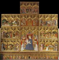 Altar Piece of the Lives of the Virgin and Saint Francis by Nicolás Francés