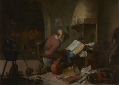 An Alchemist at Work by Mattheus van Helmont
