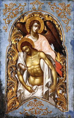 Angel Holding the Body of Christ (Kallergis) by Nikolaos Kallergis